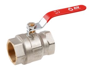 Кран шаровый 1 1/2″ вн.-вн. ручка PN25, AV Engineering