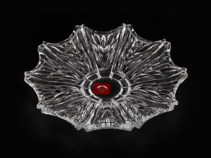 Блюдо стеклянное, круглое, 200 мм, Империал (Imperial), SAKURA