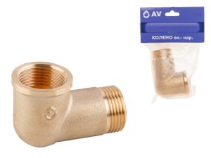 Колено 1″ вн.-нар., AV Engineering (инд. упак.)