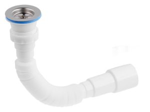 Сифон 1 1/2″х40/50 гофрированный, выпуск 64мм, AV Engineering