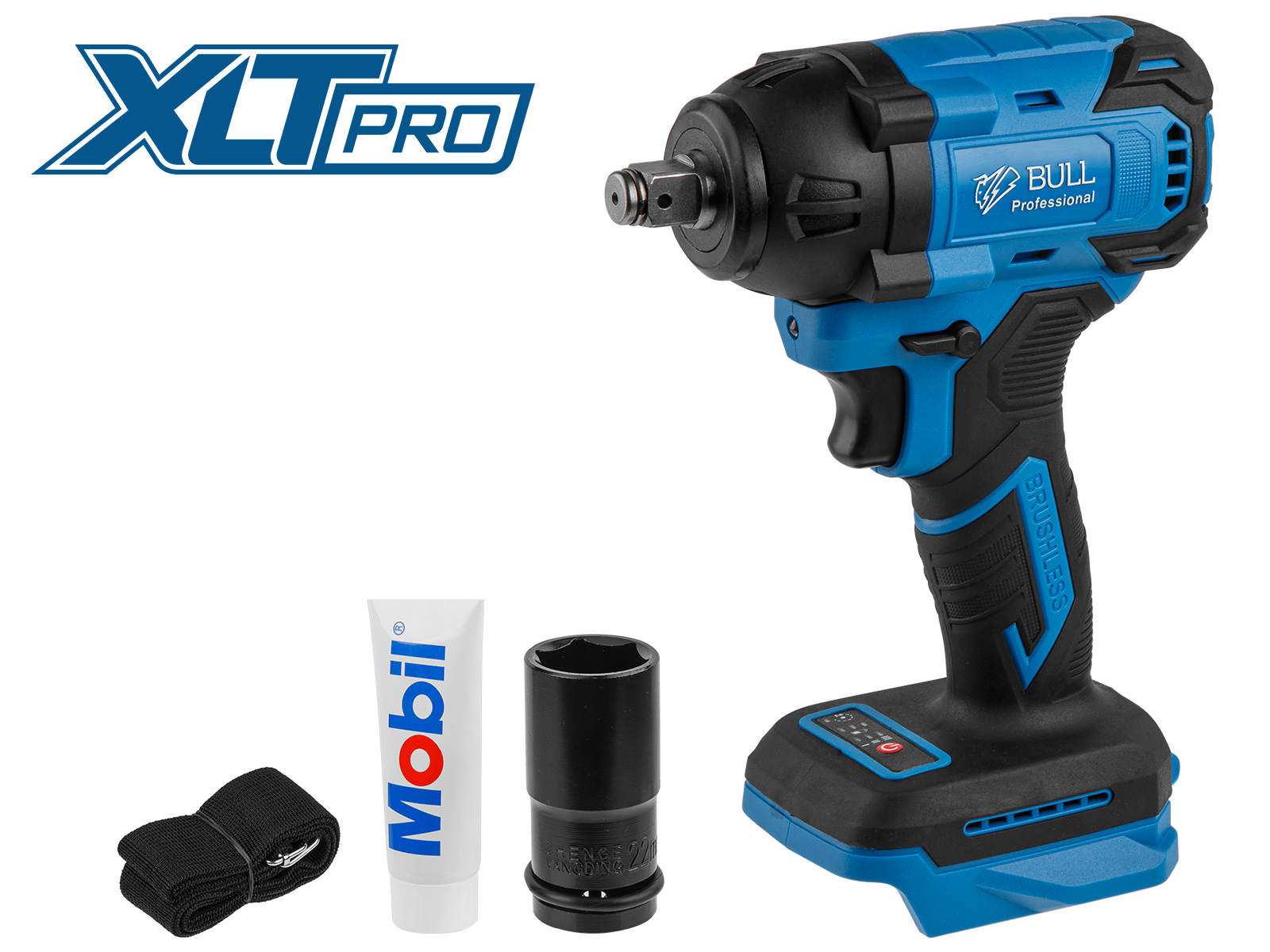 Аккум. ударный гайковерт BULL SC 1804 в кор. XLTpro SOLO БЕСЩЕТ., 18 В, 400 Н*м, 1/2″