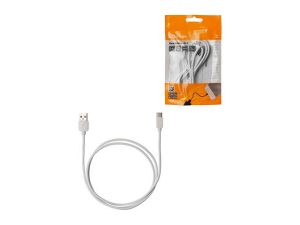 Дата-кабель, ДК 5, USB — USB Type-C, 1 м, белый, TDM
