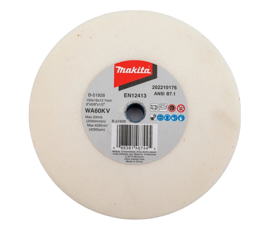 Заточной круг 150х16х12,7 WA60 MAKITA