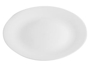 Тарелка обеденная стеклокерамическая, 267 мм, круглая, серия Ivory (Айвори), DIVA LA OPALA