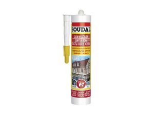 Герметик силиконовый универсальный «Soudal» ДОМ ХОББИ белый 280 мл
