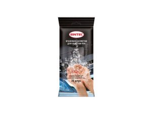 Салфетки влажные для очистки рук SINTEC, 30 шт.