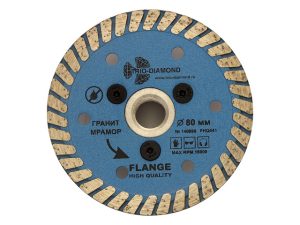 Алмазный диск 80мм М14 по керамике Turbo hot press