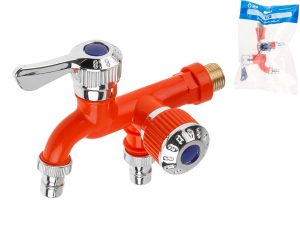 Кран пластиковый садовый 1/2″ нар., AV Engineering
