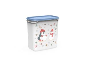 Контейнер Christmas, 1,5 л, васильковый, BEROSSI