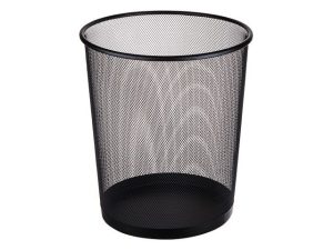 Корзина для бумаг, 29.5х24х33.5, черная, REDONDA, PERFECTO LINEA