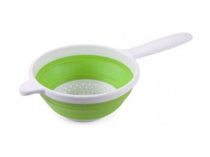 Дуршлаг складной «Compact», салатный, BEROSSI