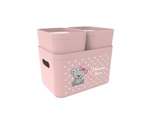 Набор органайзеров Mommy love (Мамми лав), нежно-розовый, BEROSSI