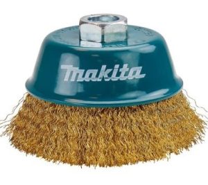 Щетка д/шлиф.маш. проволочная, чашечная 100мм / М14 MAKITA