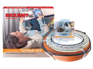 Теплый пол RND -40-600 ( 3,7-5,0м2, 600Вт, 40м, двужильн, S обогрев) REXANT