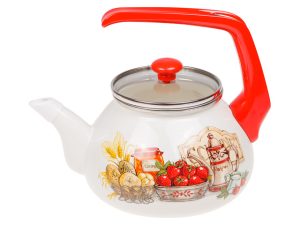 Чайник стальной эмалированный, 2.2 л, серия Любимая кухня, PERFECTO LINEA