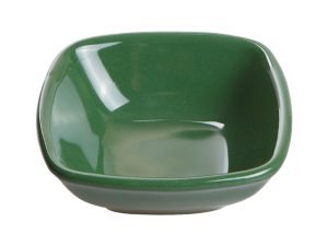 Салатник керамический, 120 мм, квадратный, серия Анкара, зеленый, PERFECTO LINEA