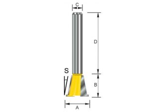 Фреза 14,28х12,7х13х8х32х2Т MAKITA