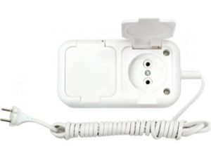 Удлинитель-шнур 3,5м (2 роз., 1.5кВт, б/з, ПВС 2×0,75) Bylectrica