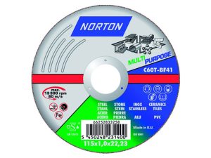 Круг отрезной 125х1.0×22.2 мм универс. Multi Purpose NORTON