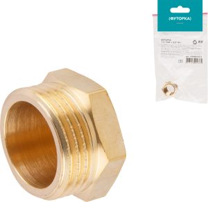 Футорка 1/2″ нар. х 3/8″ вн., AV Engineering (инд.упак.)