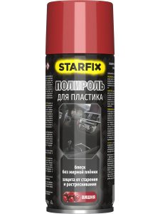 Полироль для пластика STARFIX вишня (аэрозоль) 650 мл