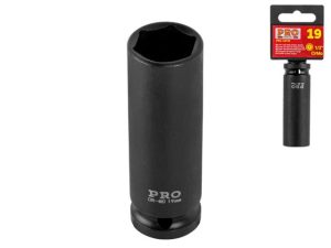 Головка ударная тонкост. 1/2″ 19мм 6гр. глубокая PRO STARTUL (PRO-32119)