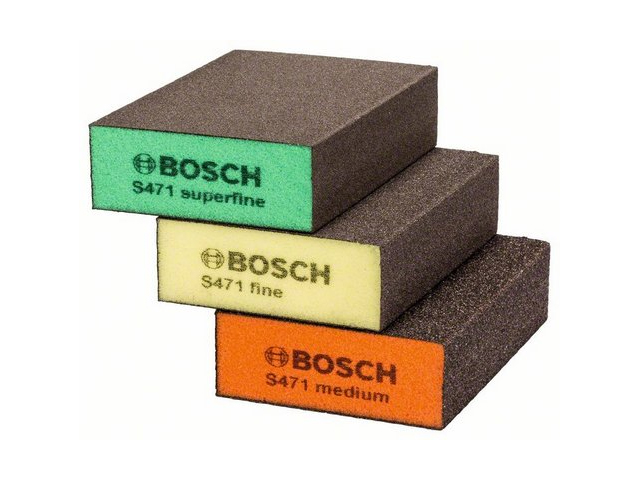 Набор губок абразивных BOSCH (3 шт.)