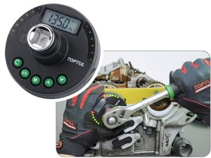 Адаптер динамометрический цифровой 1/2″ 17-340 Н/м TOPTUL