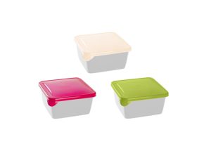 Емкость для хранения и заморозки продуктов Браво, квадратная, 0,45 л, GIARETTI