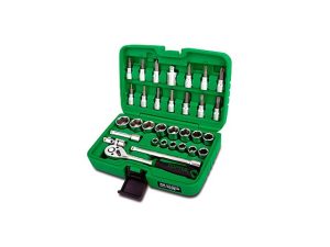 Набор головок и бит 32предм. 3/8″ 12гр. TOPTUL