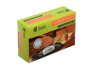 Соляной брикет с травами для бани и сауны, 1300г., «Банные штучки»