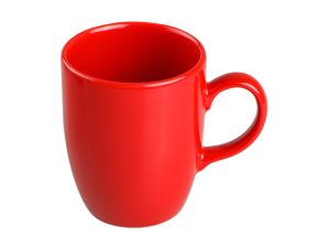 Кружка керамическая, 300 мл, серия Бодрум, красная, PERFECTO LINEA