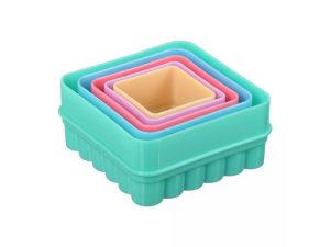 Формочки для печенья «Квадрат», 5 шт., 4-8 см, MARMITON