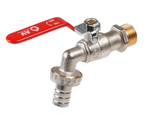 Кран водоразборный 1/2″ нар. настенный со штуцером, AV Engineering