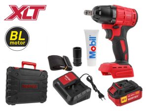 Аккум. ударный гайковерт WORTEX CWR 0318 акб и зу в чем. ALL1 XLT SET 18 В, 310 Н*м, 1/2″, 4 А*ч