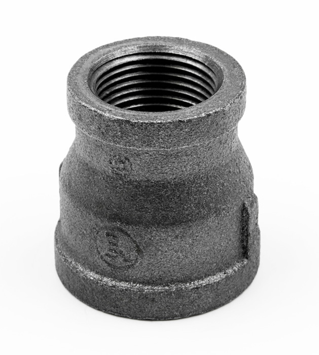 Муфта ред. 1 1/2″ х 1 1/4″ вн.-вн. чугун черн., AV Engineering