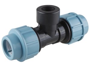 Тройник ПЭ 25 х 3/4″ вн., AV Engineering