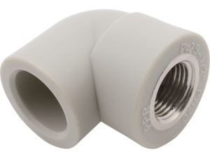 Колено ПП комб. вн. 32×1″ сер. FV Plast