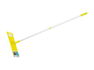 Швабра для пола с насадкой из микрофибры, желтая, PERFECTO LINEA