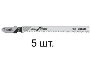 Пилка лобз. по дереву T101B (5 шт.) BOSCH