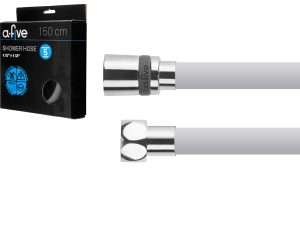 Шланг душевой, Si, 1/2″ г-г 150 см, серый, a-five