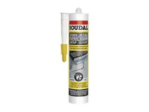 Герметик кровельный профессиональный «Soudal» КРОВЛИ ЖЕЛОБА прозрачный 280 мл
