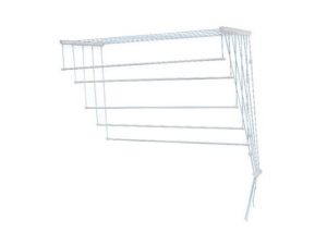 Сушилка для белья потолочная стальная 1,4 м, 5 стержней, белая, PERFECTO LINEA