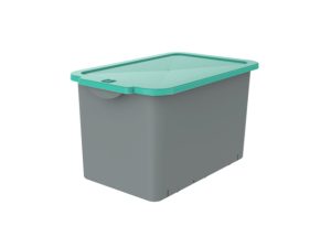 Емкость с крышкой WOW Color, бирюза, BEROSSI