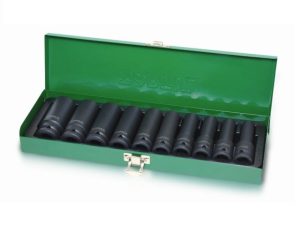 Набор головок ударн. 1/2″ 10-24мм 6гр. 10шт. глубокие TOPTUL