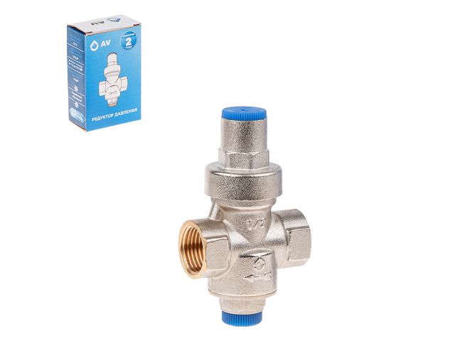 Редуктор давления 1/2″ вн.-вн. 1,5-5,5 Бар, AV Engineering (инд. упак.)