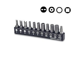 Набор бит 1/4″ 11шт. TOPTUL
