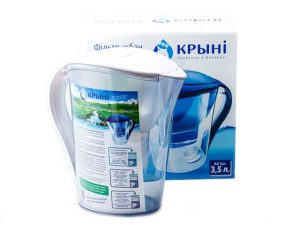 Фильтр-кувшин КРЫНI «Вадавiта» белый