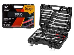 Набор головок и ключей 82пр. 1/4″,1/2″ PRO STARTUL STUTTGART (PRO-082S)