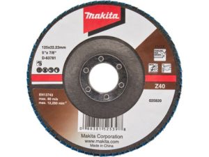Круг лепестковый шлифовальный 125×22.23 мм, Z40, стекловолокно, угловой Makita